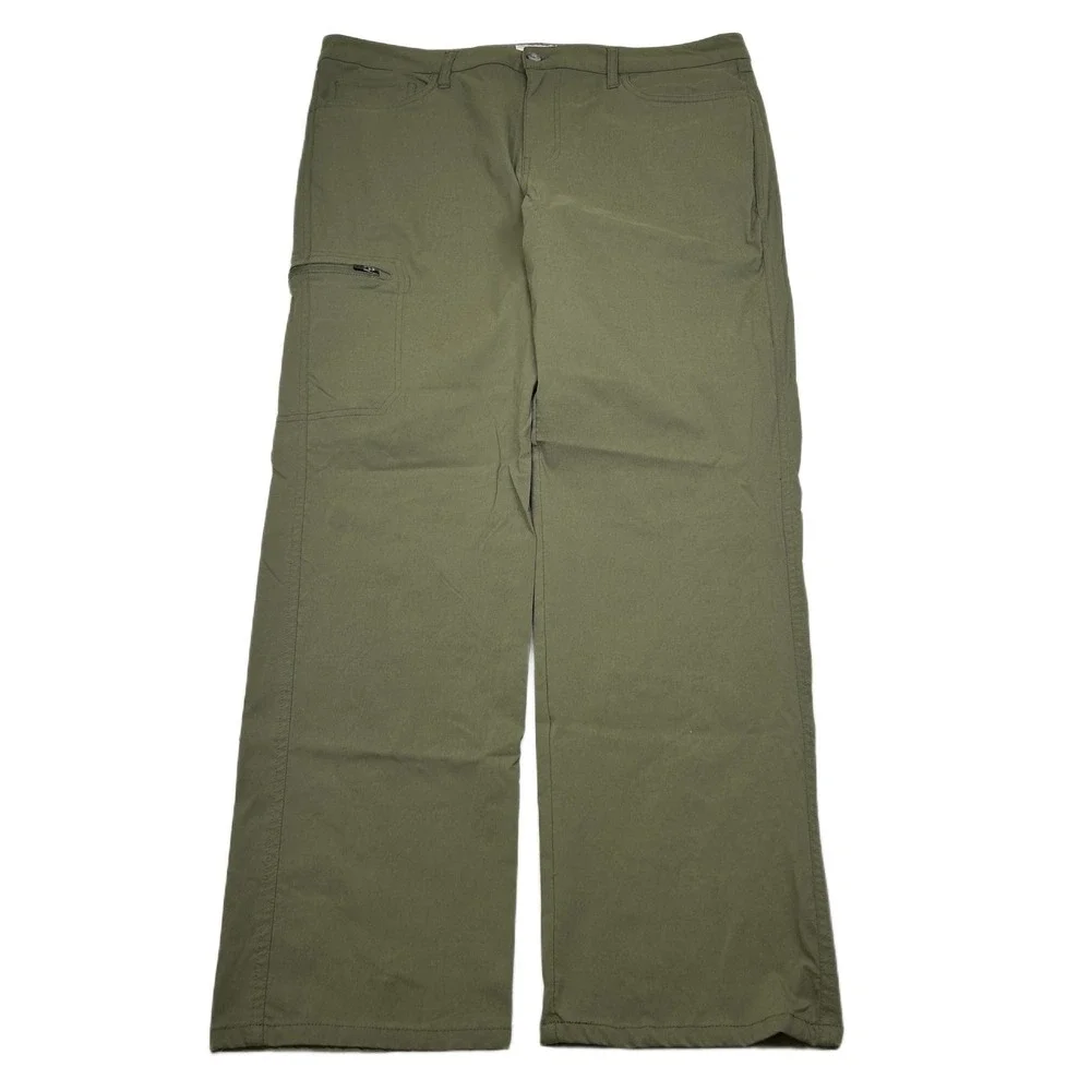 Weatherproof Vintage Performance Pants Mens 38x30 Olive Green‎ Casual Comfort